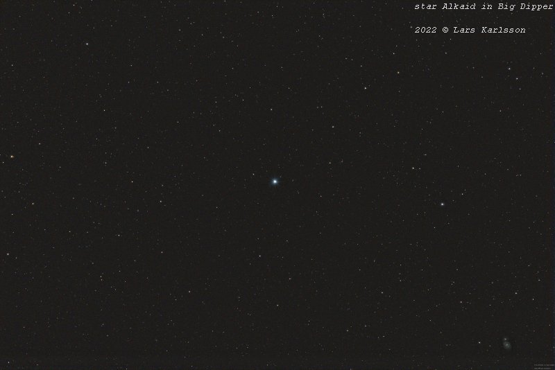 Big Dipper, Alkaid (Eta Ursae Majoris)