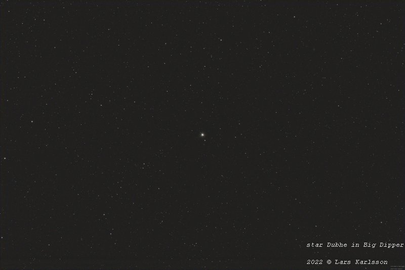 Big Dipper, Dubhe (Alpha Ursae Majoris)