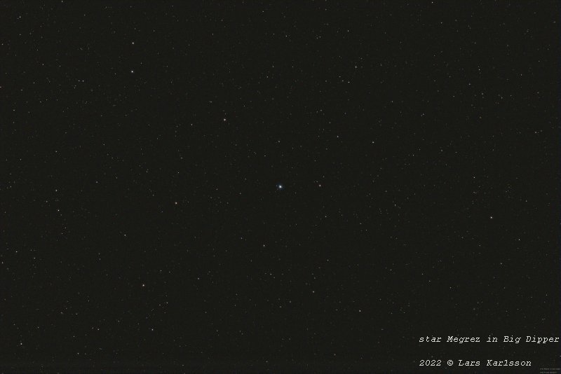 Big Dipper, Megrez (Gamma Ursae Majoris)