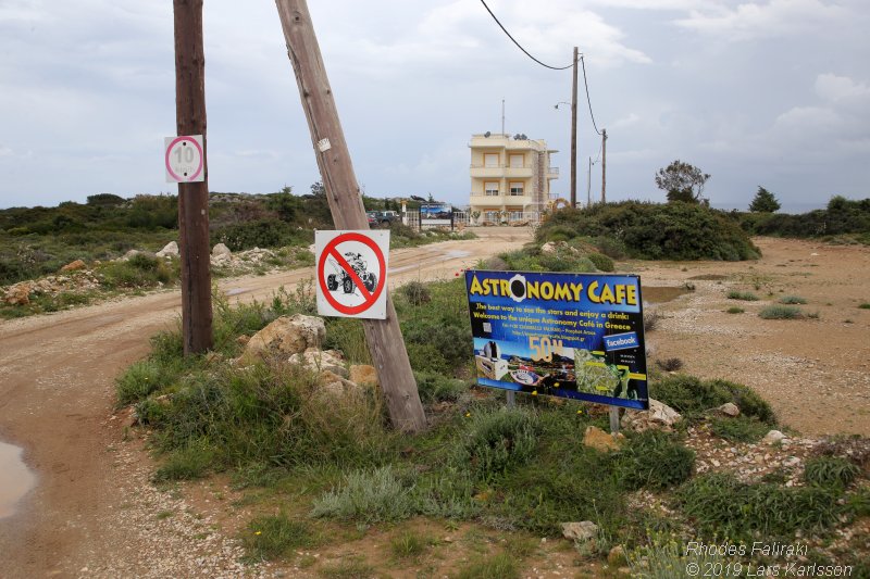 A visit to Astronomy Cafe in Rhodes Faliraki, 2019