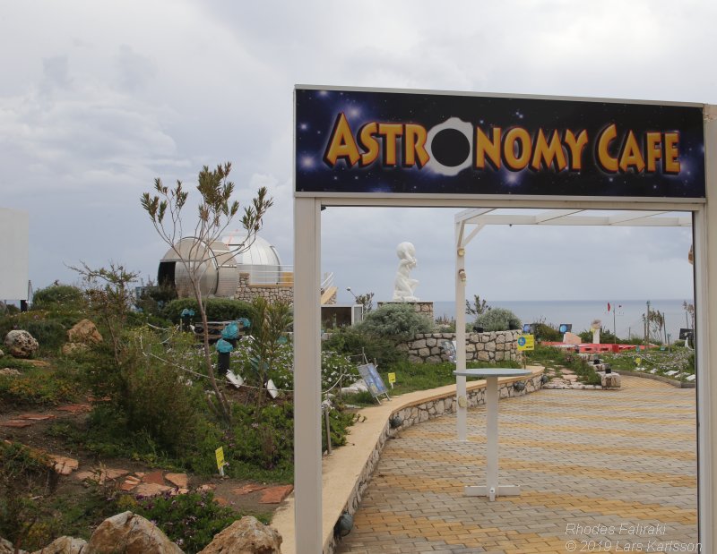 A visit to Astronomy Cafe in Rhodes Faliraki, 2019