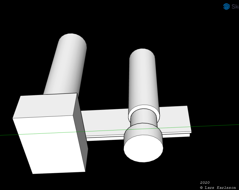 EQ6 mount and Canon 300 mm f/4 L lens setup