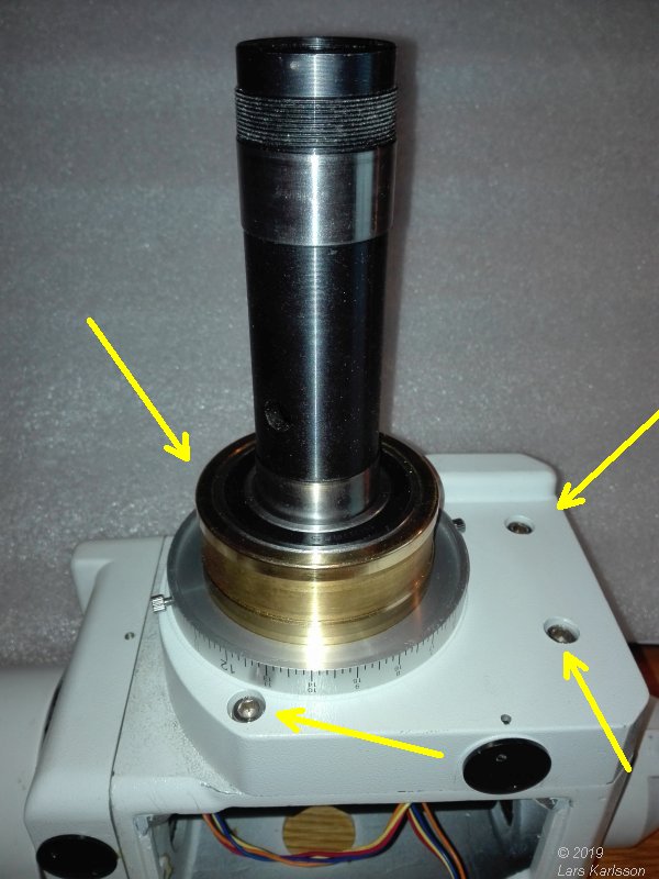 EQ6 Mount, Installing timing belts and motors