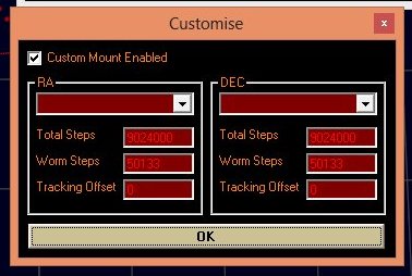 EQ6 Mount, Power up and EQMOD gear ratio setup