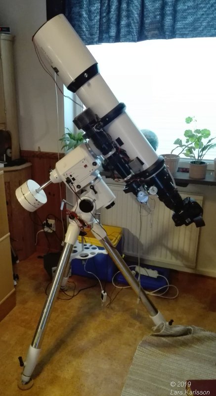 EQ6 Mount, Hang up the telescope and calibrating parking point