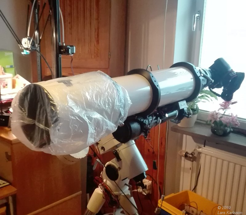 EQ6 Mount, Hang up the telescope and calibrating parking point