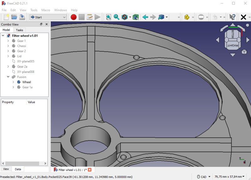 Project: 3D-printed filter wheel