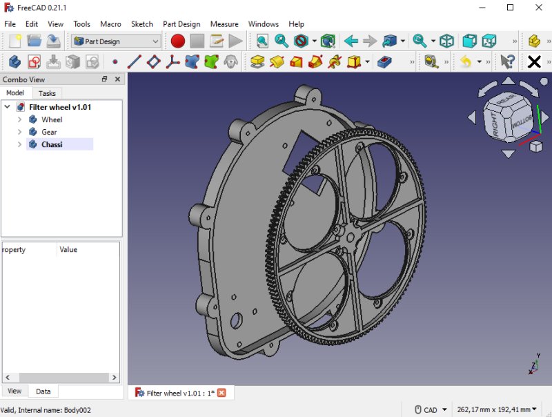 Project: 3D-printed filter wheel