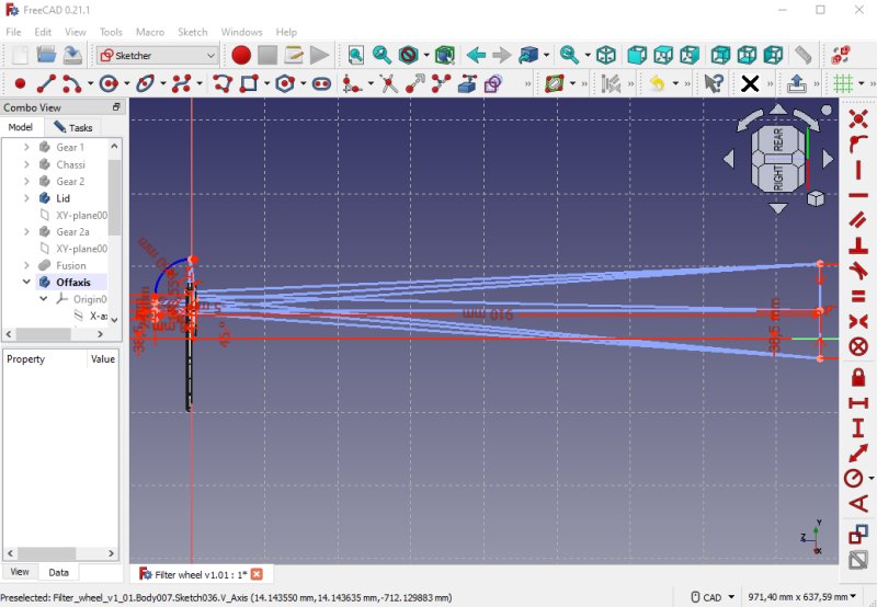 Project: 3D-printed filter wheel