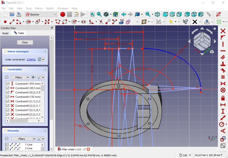 Project: 3D-printed filter wheel