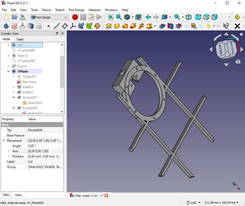 Project: 3D-printed filter wheel