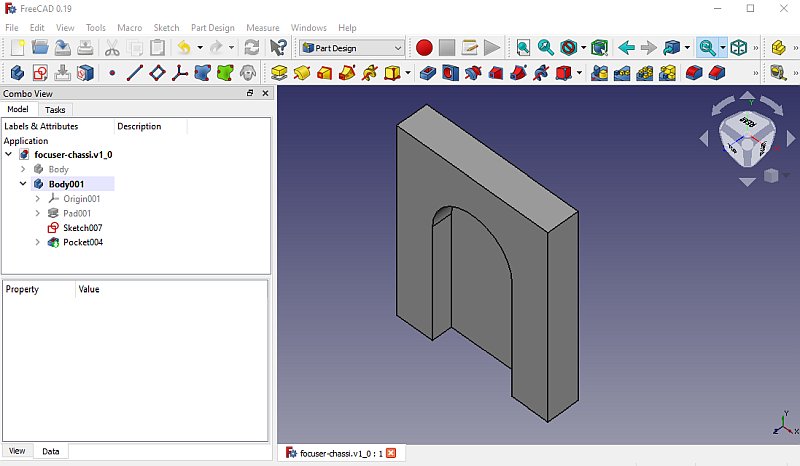 Focuser: 3D-Printing rack & pinion gears