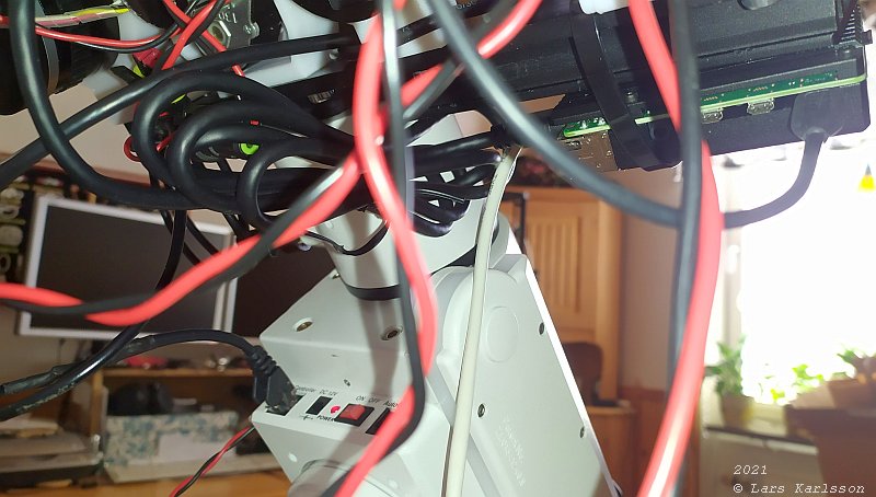 Installing the 300 mm lens on HEQ5