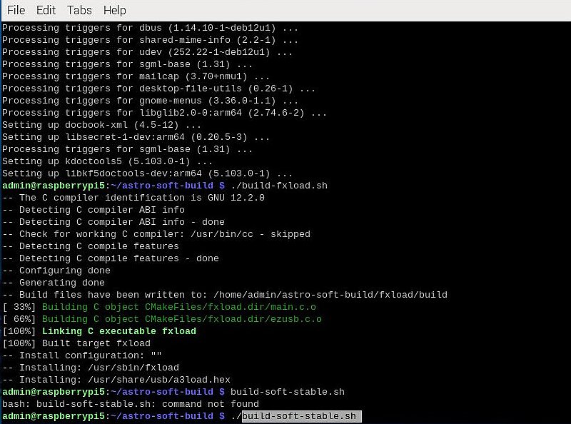 Raspberry Pi5 with passive cooler, used as an astro server