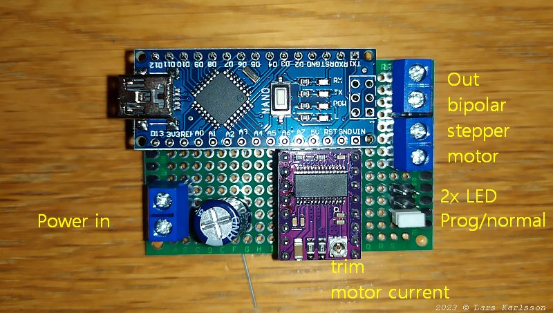 Stepper motor focuser driver