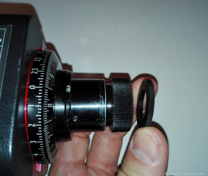 Polar telescope finder adapter