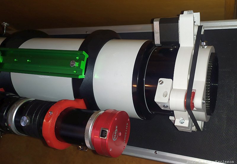 TS130 upgrade, 130 mm f/7 APO telescope