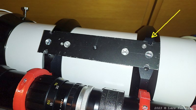 TS130 upgrade, 130 mm f/7 APO telescope