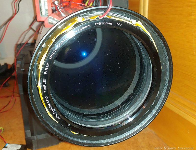 TS130 upgrade, 130 mm f/7 APO telescope