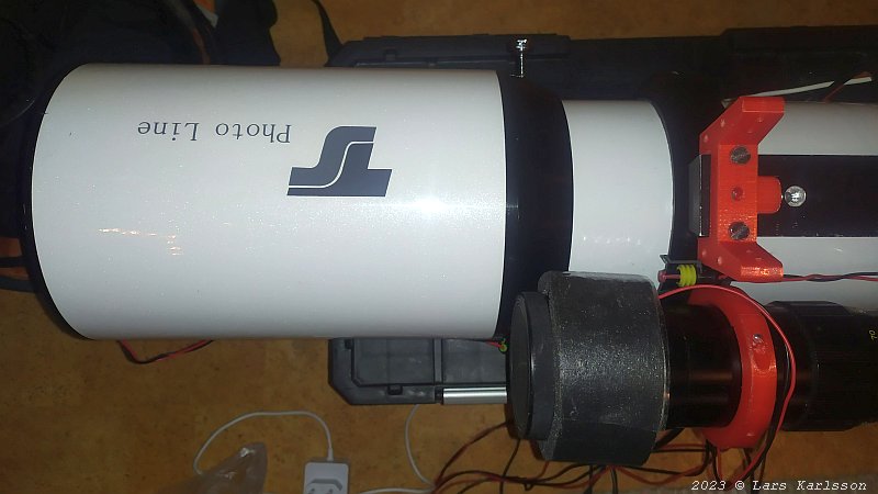 TS130 upgrade, 130 mm f/7 APO telescope