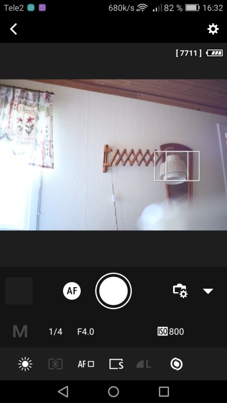 Canon remote control by Android smartphone