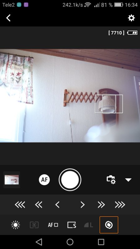 Canon remote control by Android smartphone