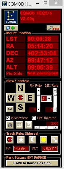 EQ6 Mount, Drift align and guide calibration