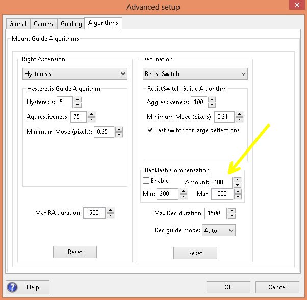 EQ6 Mount, Drift align and guide calibration