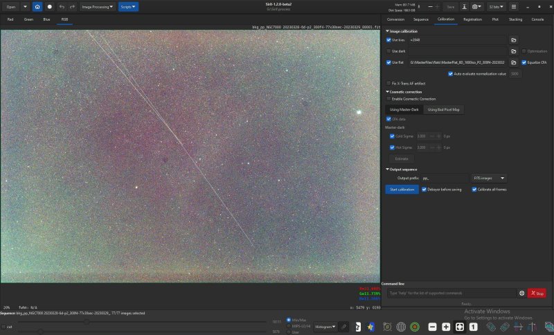 Tutorial: Siril for pre processing astrophotos