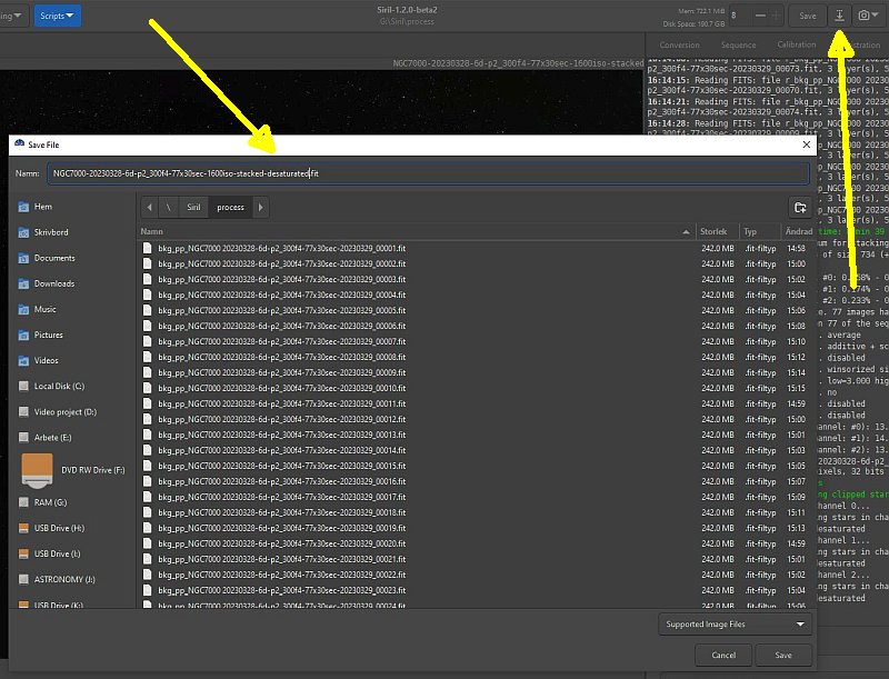 Tutorial: Siril for pre processing astrophotos