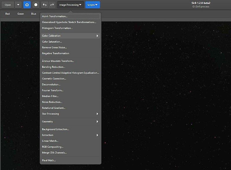 Tutorial: Siril for pre processing astrophotos