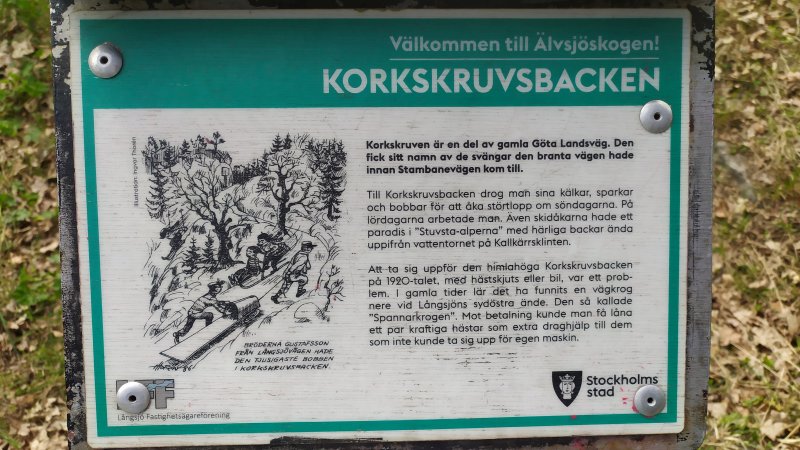 Älvsjöskogen med en fornlämning och ett fort, 2025