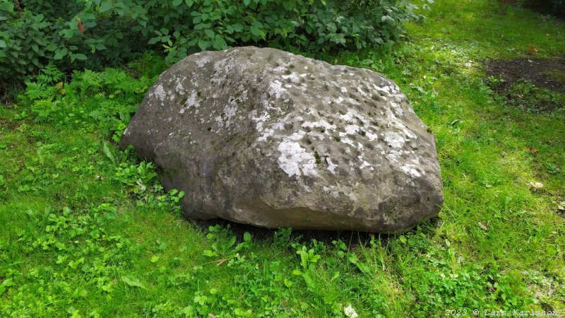 Skålgropssten vid Lerkrogen i Älvsjö