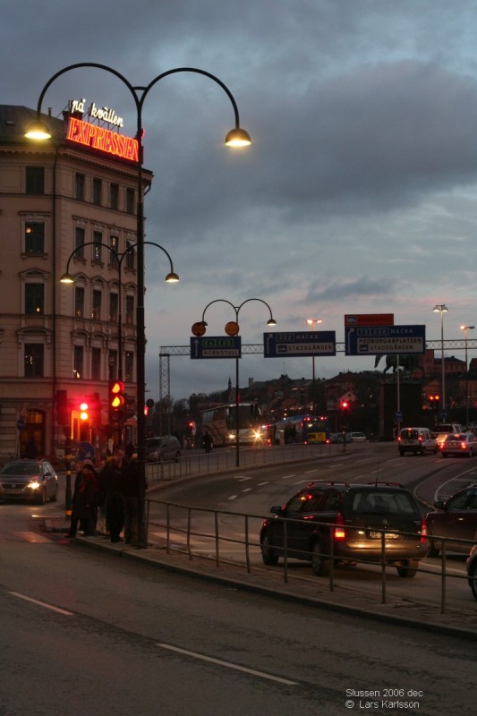 Slussen by night