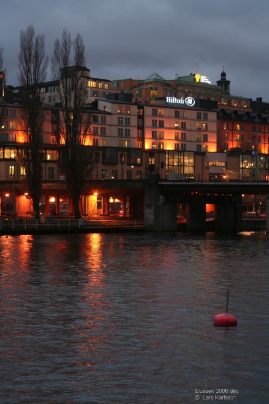 Slussen by night