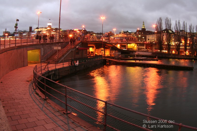 Slussen by night