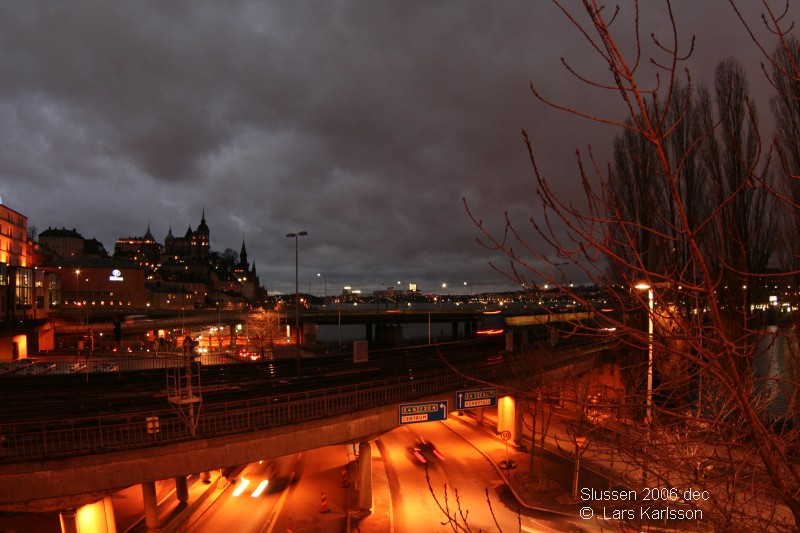 Slussen by night