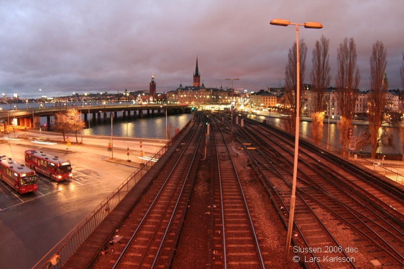 Slussen by night