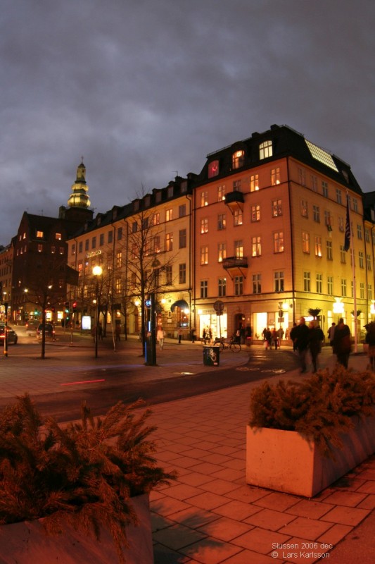 Slussen by night