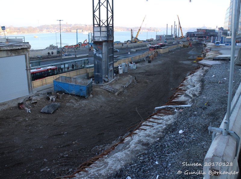 Slussen rivs, 28 januari 2017