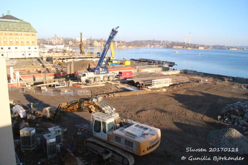 Slussen rivs, 28 januari 2017