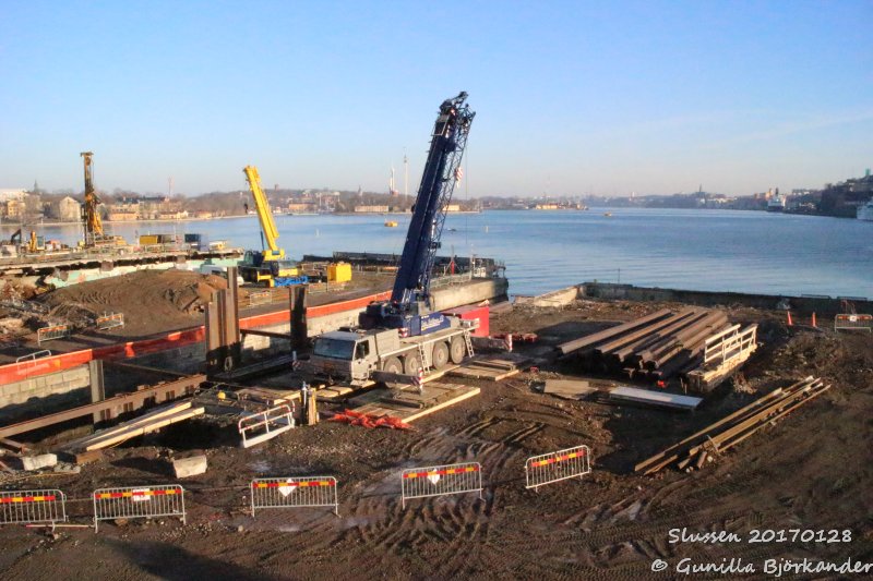 Slussen rivs, 28 januari 2017