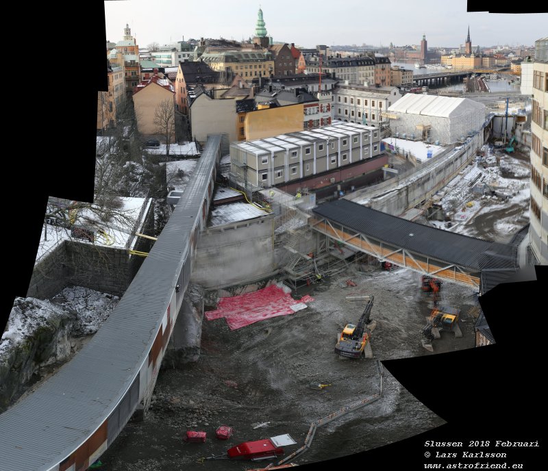 Stockholm Slussen Februari 2018