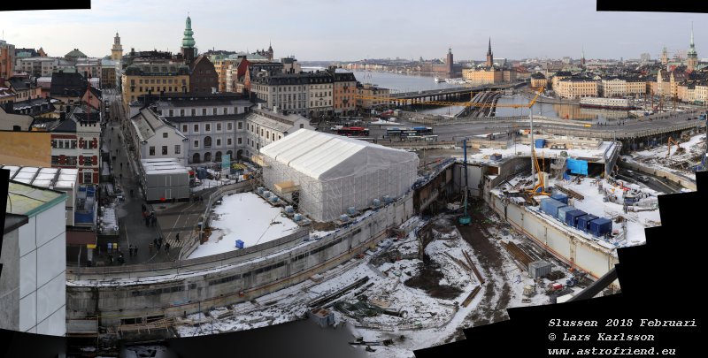 Stockholm Slussen Februari 2018