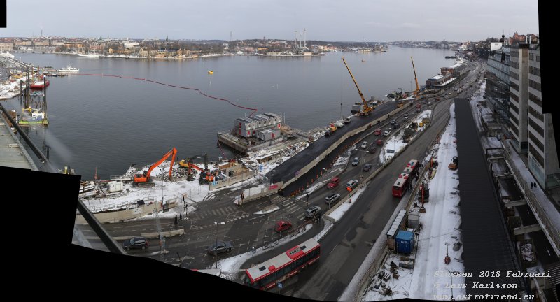 Stockholm Slussen Februari 2018