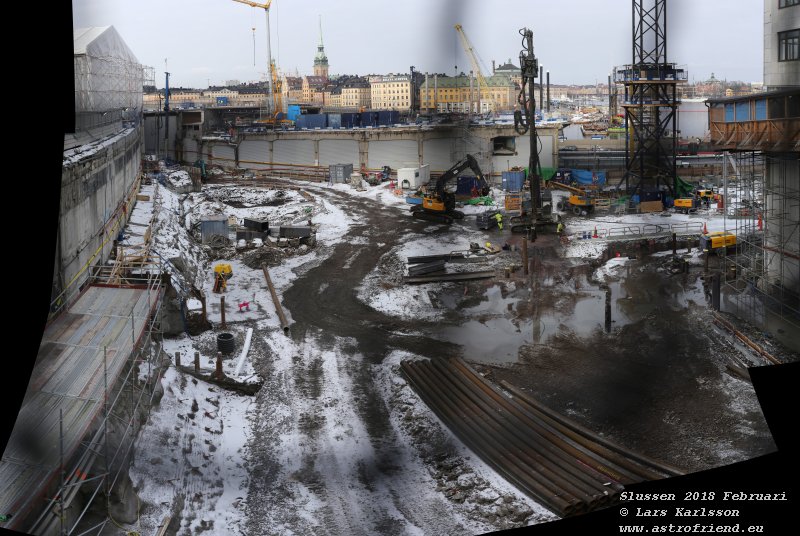 Stockholm Slussen Februari 2018