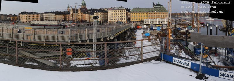 Stockholm Slussen Februari 2018