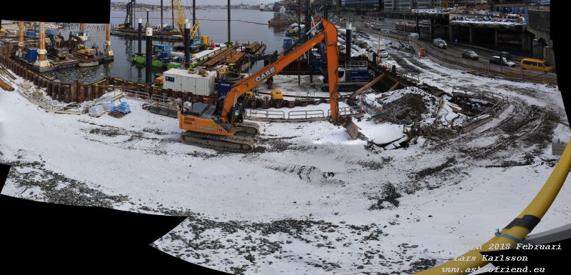 Stockholm Slussen Februari 2018