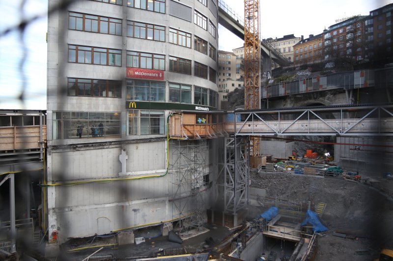 Stockholm Slussen januari 2019