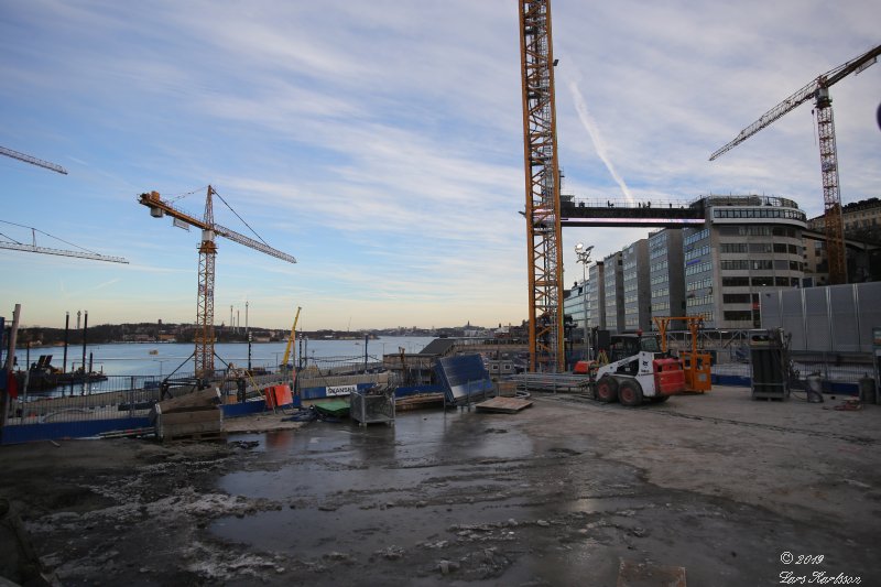 Stockholm Slussen januari 2019